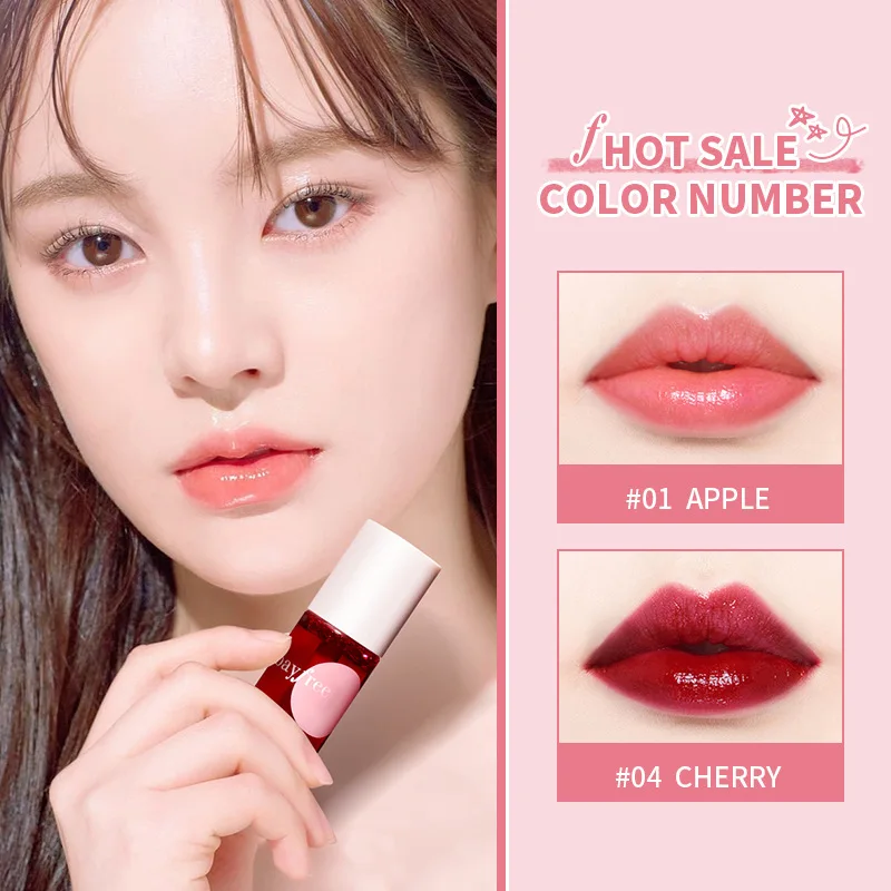 Bayfree Lip Plump Plumper Plumping Gloss Pink Water Based Non-Sticky Smooth Cheek Tint Lip Tint Korea