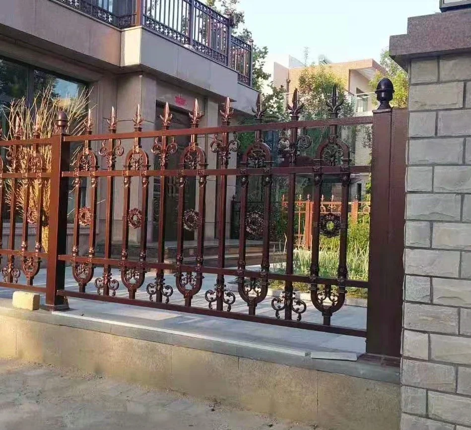 Modern Cement Balcony Railing Designs garden Aluminum Fence Panels Outdoor Aluminum Railing