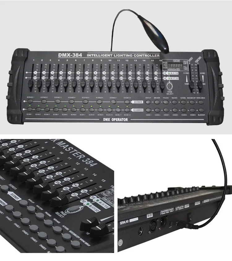 Светодиодный контроллер dmx dmx512 DMX 384 интеллектуальный освещения сцены световая консоль