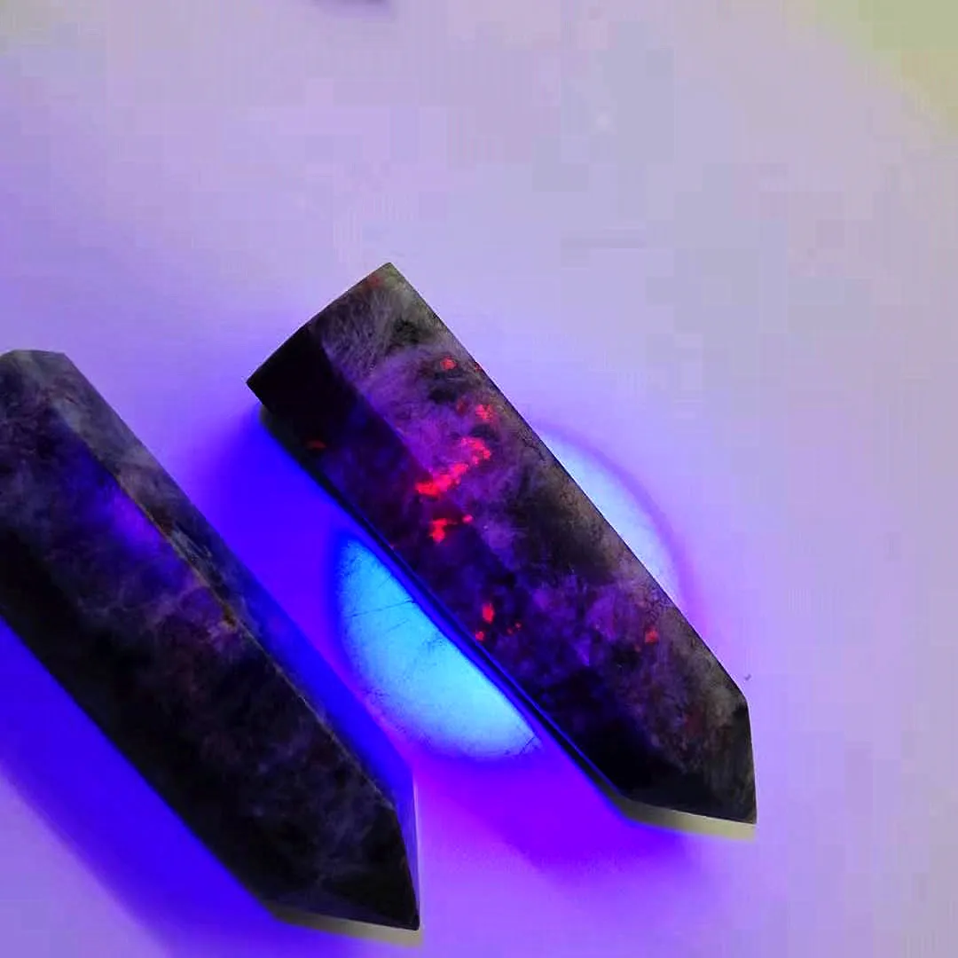 New product natural healing crystal wand tower ruby in kyanite quartz point for wedding souvenirs