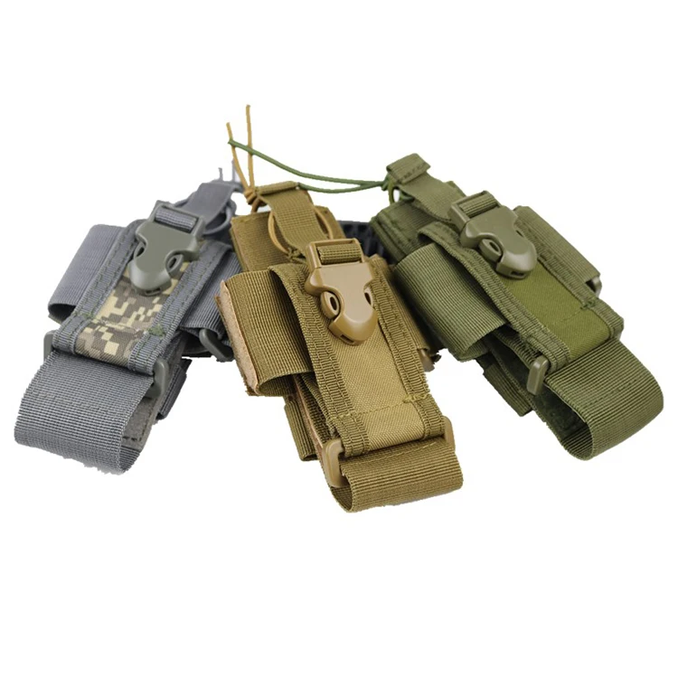 Heavy Duty Multi-Functional Universal Two Way Radio Case Holder Nylon Walkie Talkie Pouch