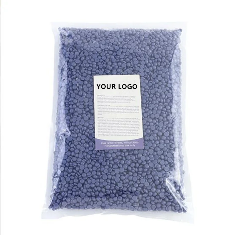 1000g Hard Wax Wholesale Body Wax Supplies Beans Vegan Wax beads for Hair Removal Sensitive Skin Private label