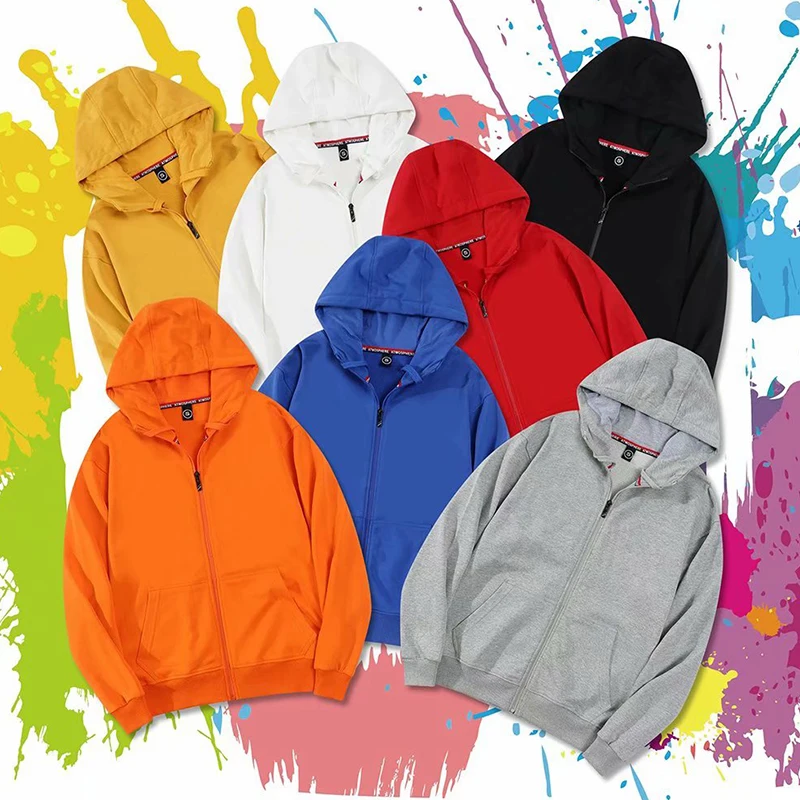 Hotsale Halloween/Christmas  zipper hoodies transfer printing custom  for men&women custom winter sweatshirt  with hooded