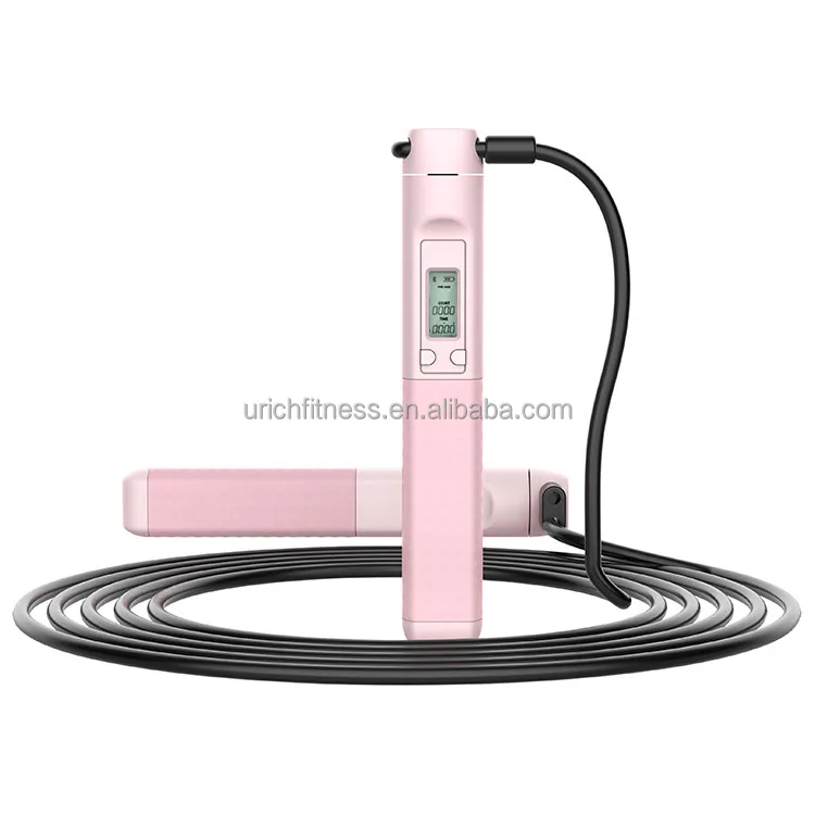 Intelligent Digital Skipping Steel Jump Rope Adjustable Fitness Equipment Counter Weighted Workout Cable Home Use Boxing Workout