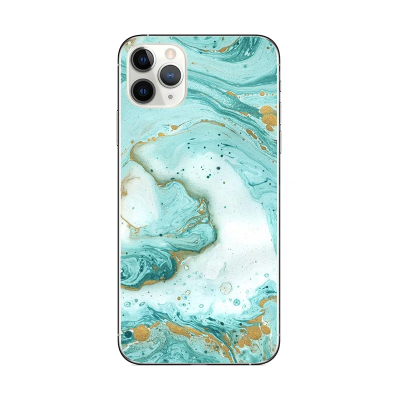 Marble Stone Soft Gel Cover Fashion Mobile Phone Cell Phone Case For Iphone 7 Plus 13 Case Geometric Phone Case
