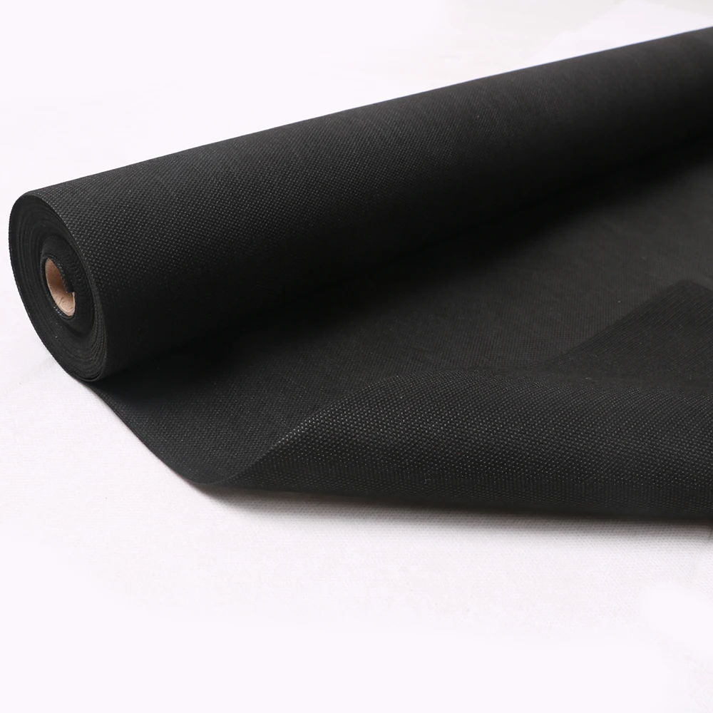 Biodegradable black polypropylene pp roll non woven fabric spunbond eco-friendly UV resistant weed mat spunbond non woven