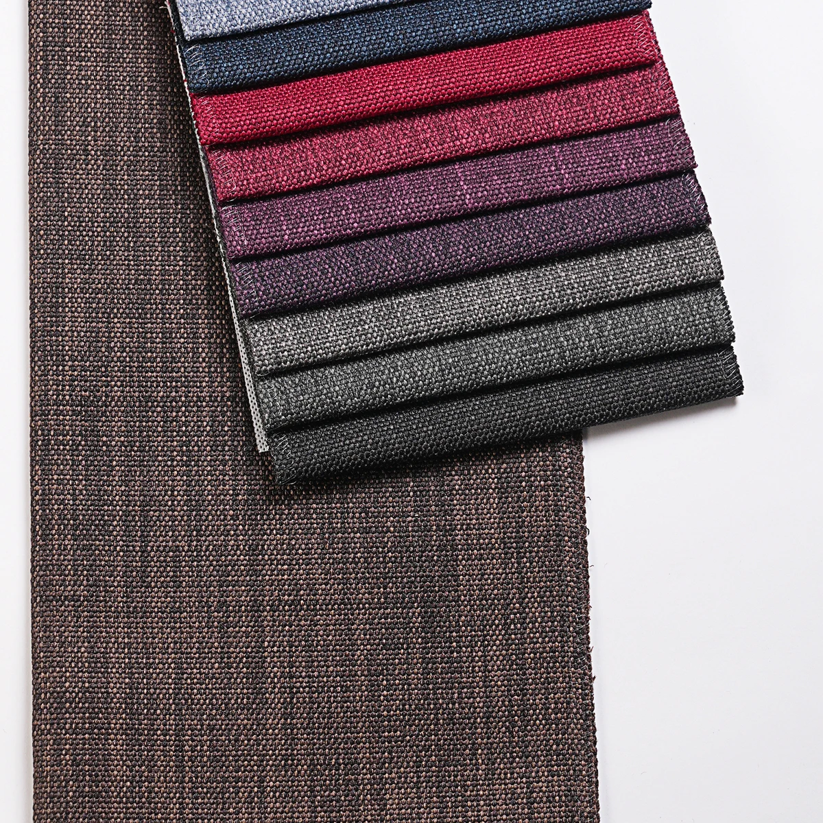 New Design Factory Wholesale Sofa Fabric Textile 100% Polyester Upholstery linen For Furniture Decoration