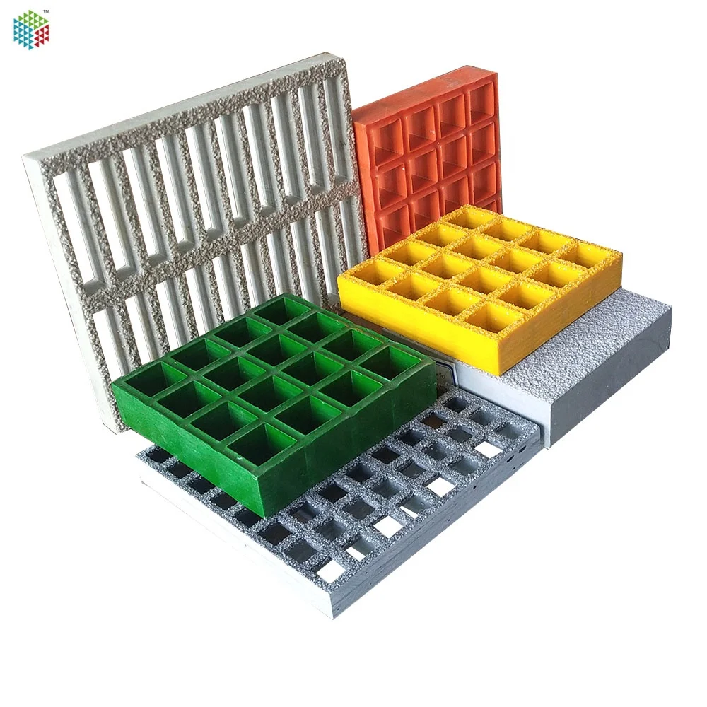 High Quality FRP GRP Fiberglass  Walkway Platform  Grating FRP grating  Panels