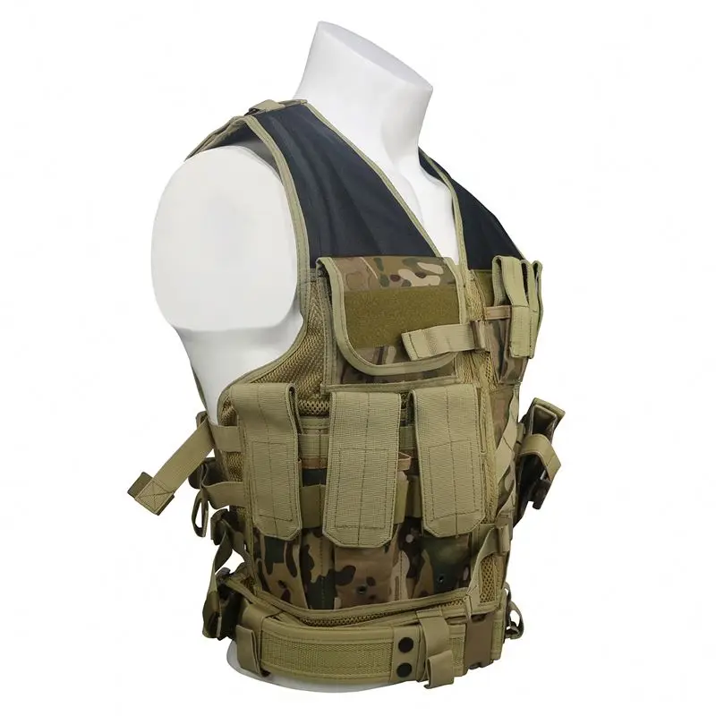 Adjustable gilet tactique Molle Plate Carrier gilet tactique Army Training Tactical Vest
