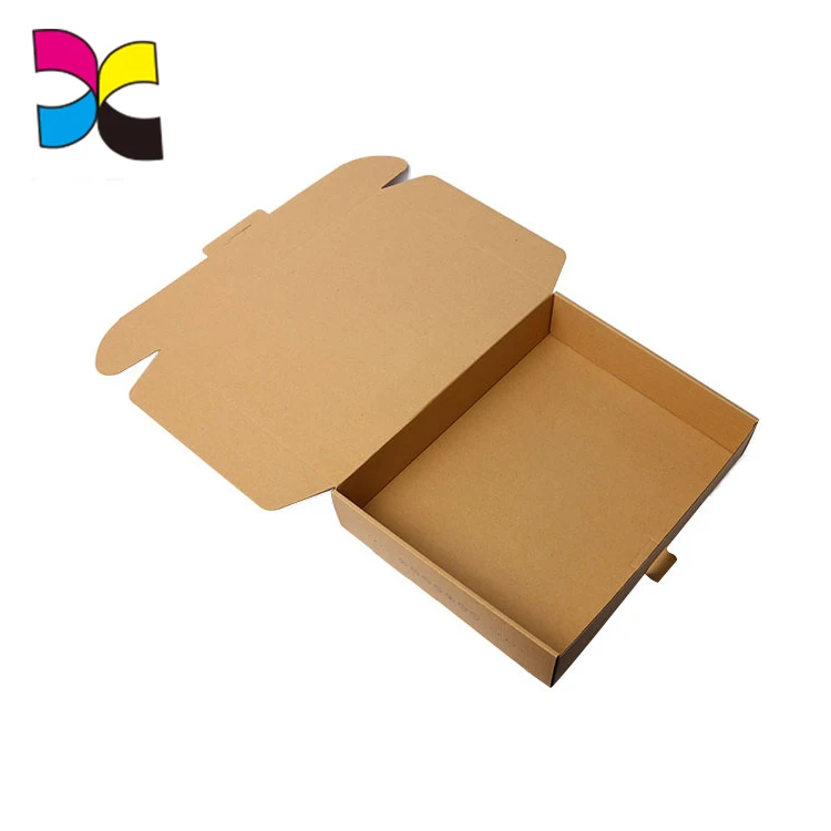 Wholesale cheap customised logo full color print fruit kraft paper corrugated packaging boxes cake box