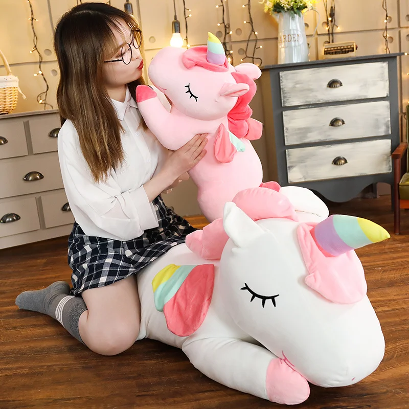 Hot sale cute super soft unicorn plush unicorn plush toy with wings