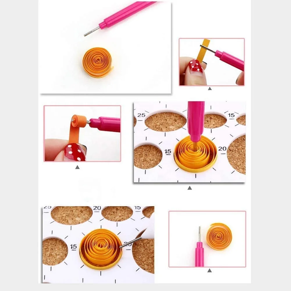 
26227 Paper Quilling tools 2 pieces of Quilling and slotting kits of different sizes 