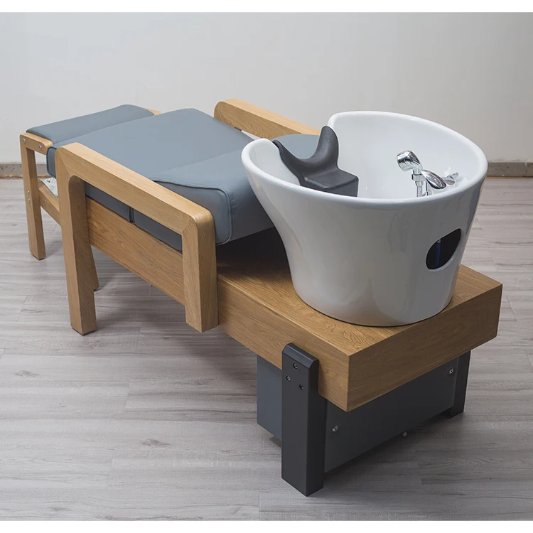 hair salon furniture set shampoo bed shampoo bowl backwash unit