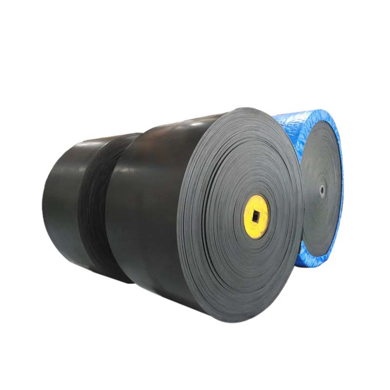 Inclined  Rough Top Rubber Conveyor Belt