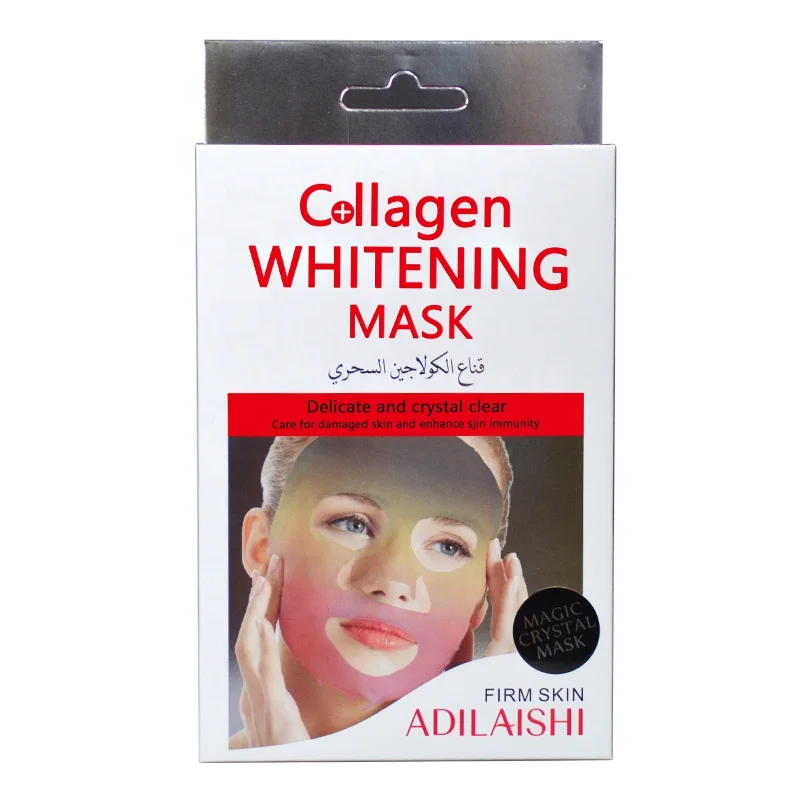 Private label cosmetic skin care Multi Color Hydro Facial Jelly Mask korea Water Soluble Collagen Film Mask anti wrinkle