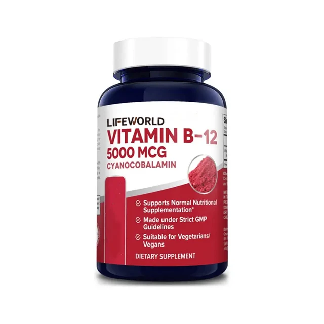 OEM/ODM Healthcare Vitamin b12 Extract Supplements Bulk Dietary Supplement Vitamin b12 Vegan Tablet