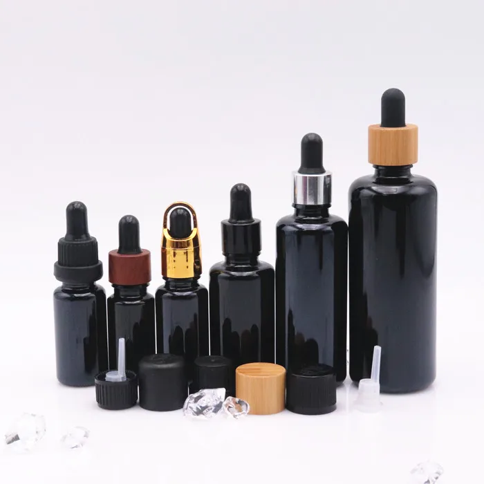 Luxurious cosmetic skin care dark violet glassdropper bottle 0ml 30 ml 50 ml 100 ml essential oil glass serum bottle