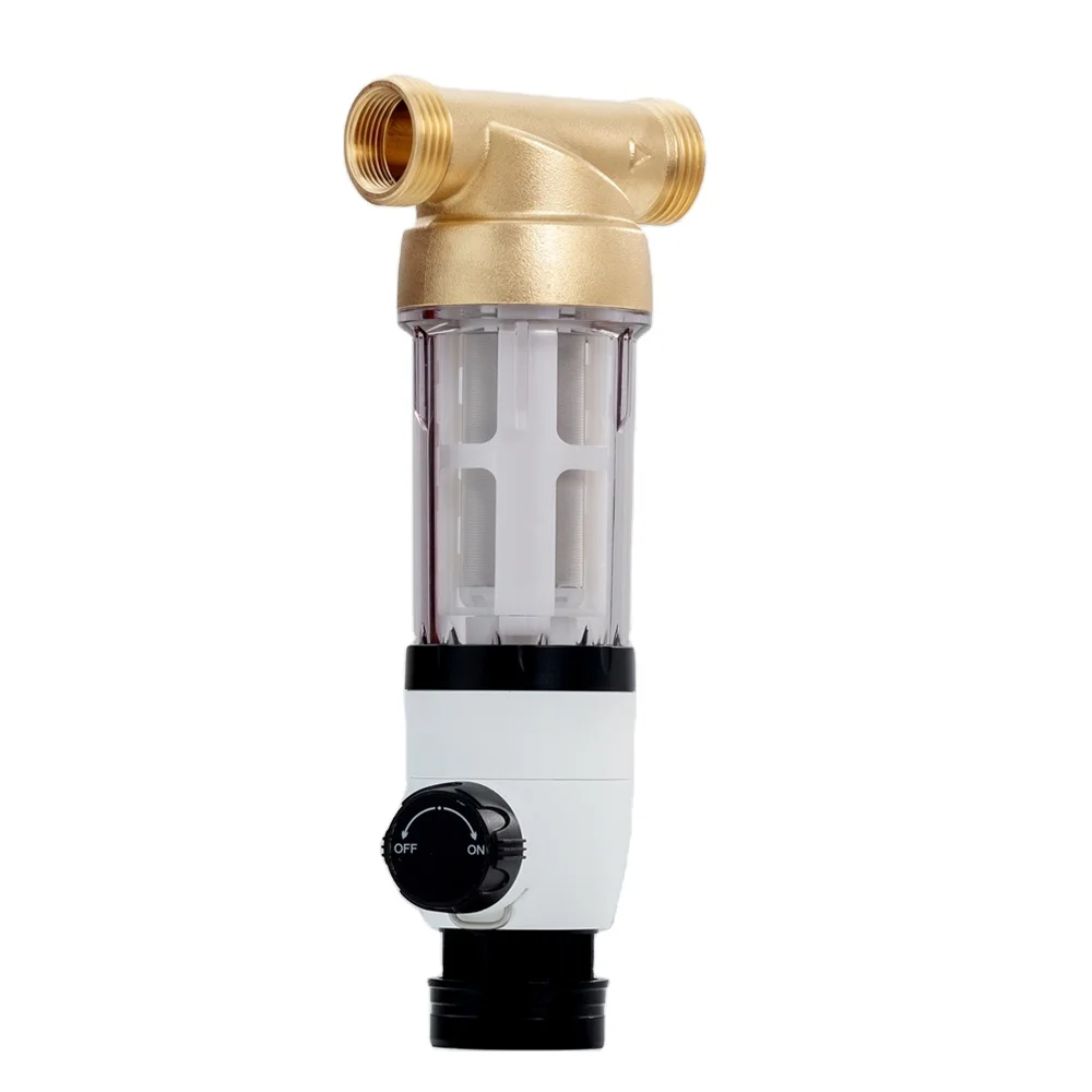 stainless steel self clean sediment filter for whole house water treatment machinery and filtration system protect appliance