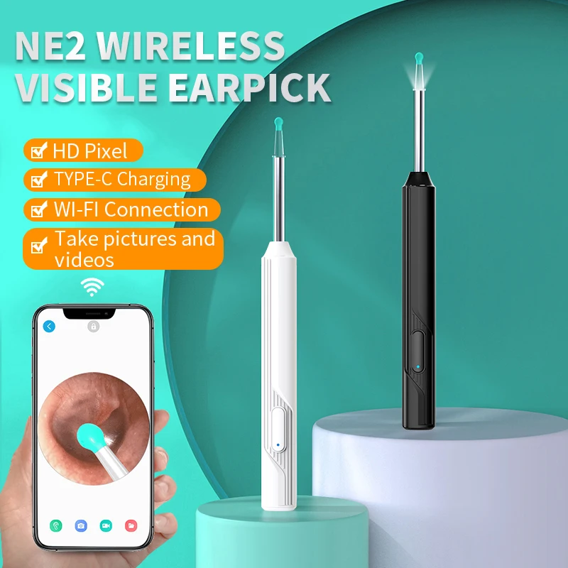 Mini  Ear Wax Cleaner Smart Ear Cleaner  Ear Wax Removal Tool with Camera