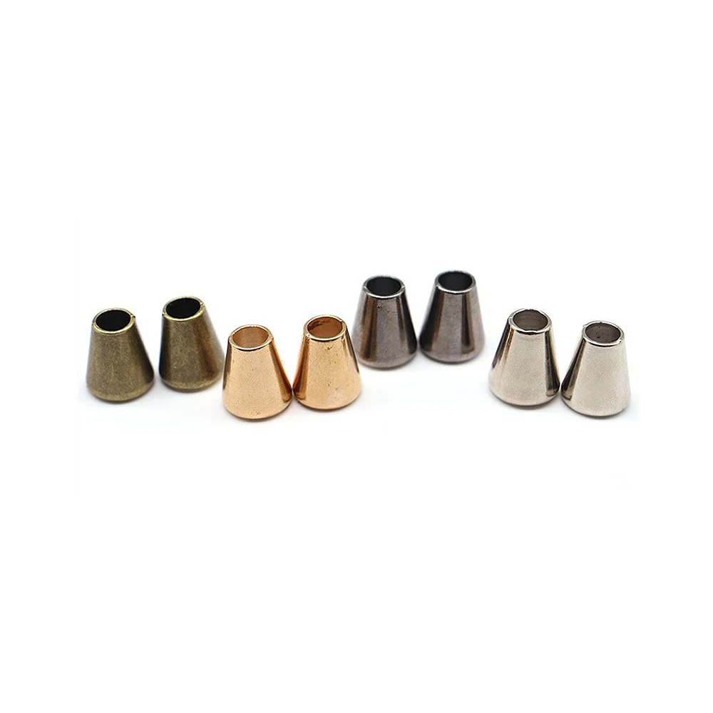 Wholesale Custom Zinc Alloy Barrel String Rope End High Quality Lock Bell Plug Metal