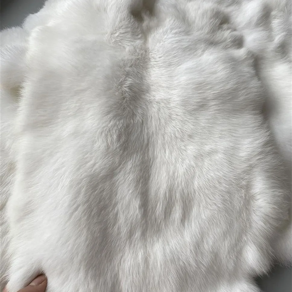 China Supplier Top Quality Real Rabbit Fur Natural Rabbit Skin Rabbit Skin Price With Factory Price