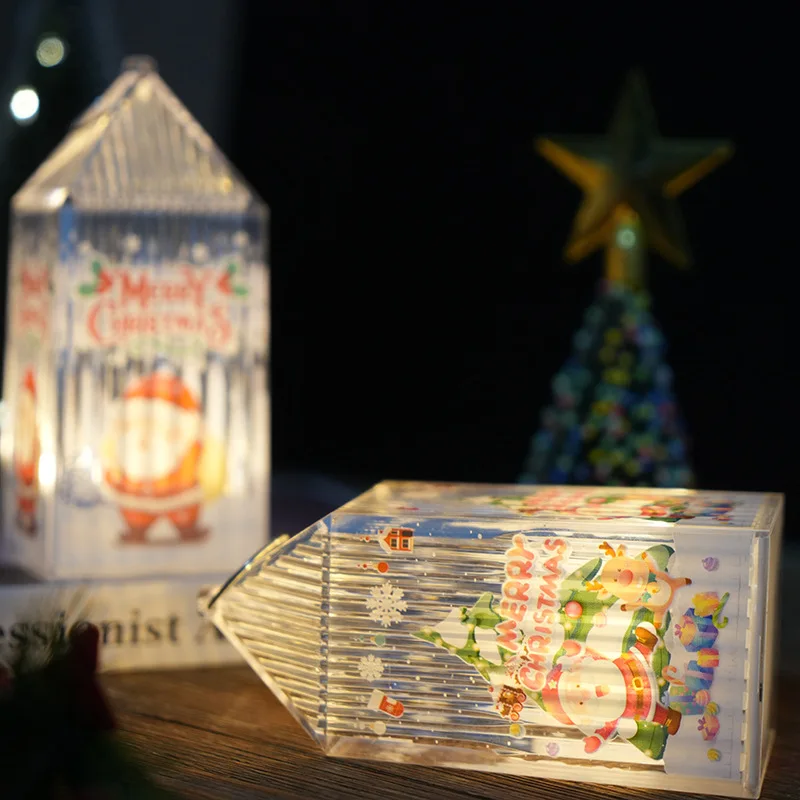 LED Christmas Decorations Lights Wind lamp Santa Claus Snowman Led Light For Merry Christmas Lights Gift Christmas Ornament