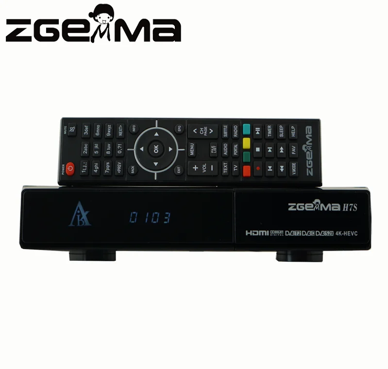 2023 Satellite Tv Receiver Box H7S - Linux Operating System,2*DVB-S2/S2X+DVB-T2/C Tuner built-in and High Definition