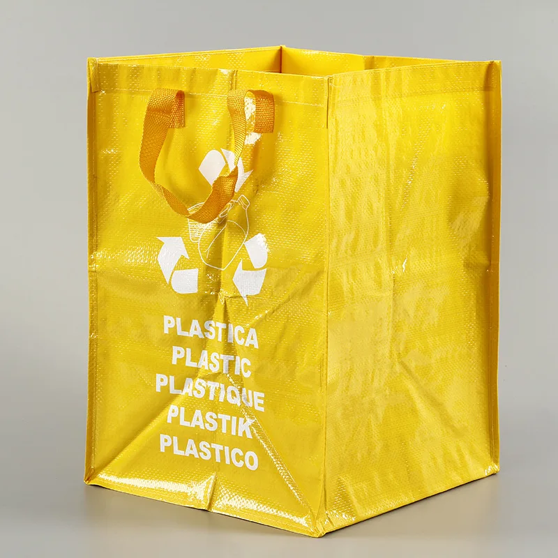 Wholesale Customized Separate Recycling Plastic Trash Waste Collection Bins Organizer With Garbage Bag Storage