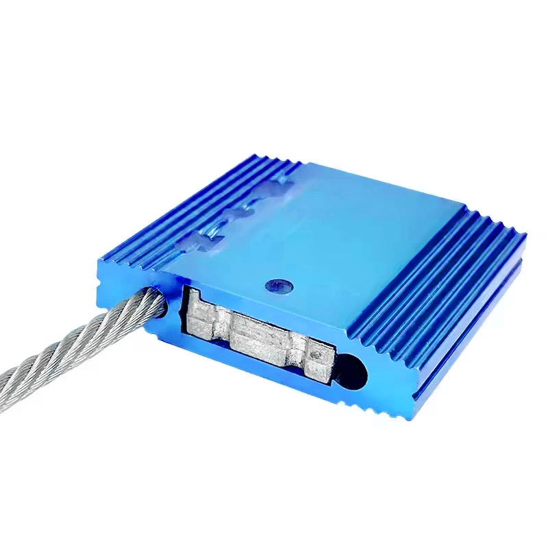 iso17712 certificate security aluminum steel wire cable seals lock container pull tight metal cable seals lock