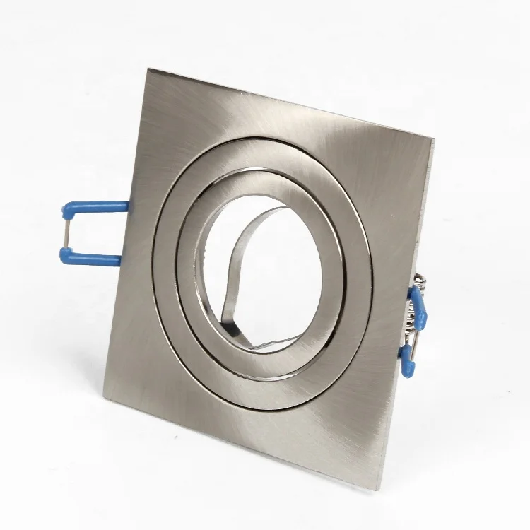 
Recessed led office light square mr16 gu10 cob smd cut size 80mm led ceilling downlight housing fixture 