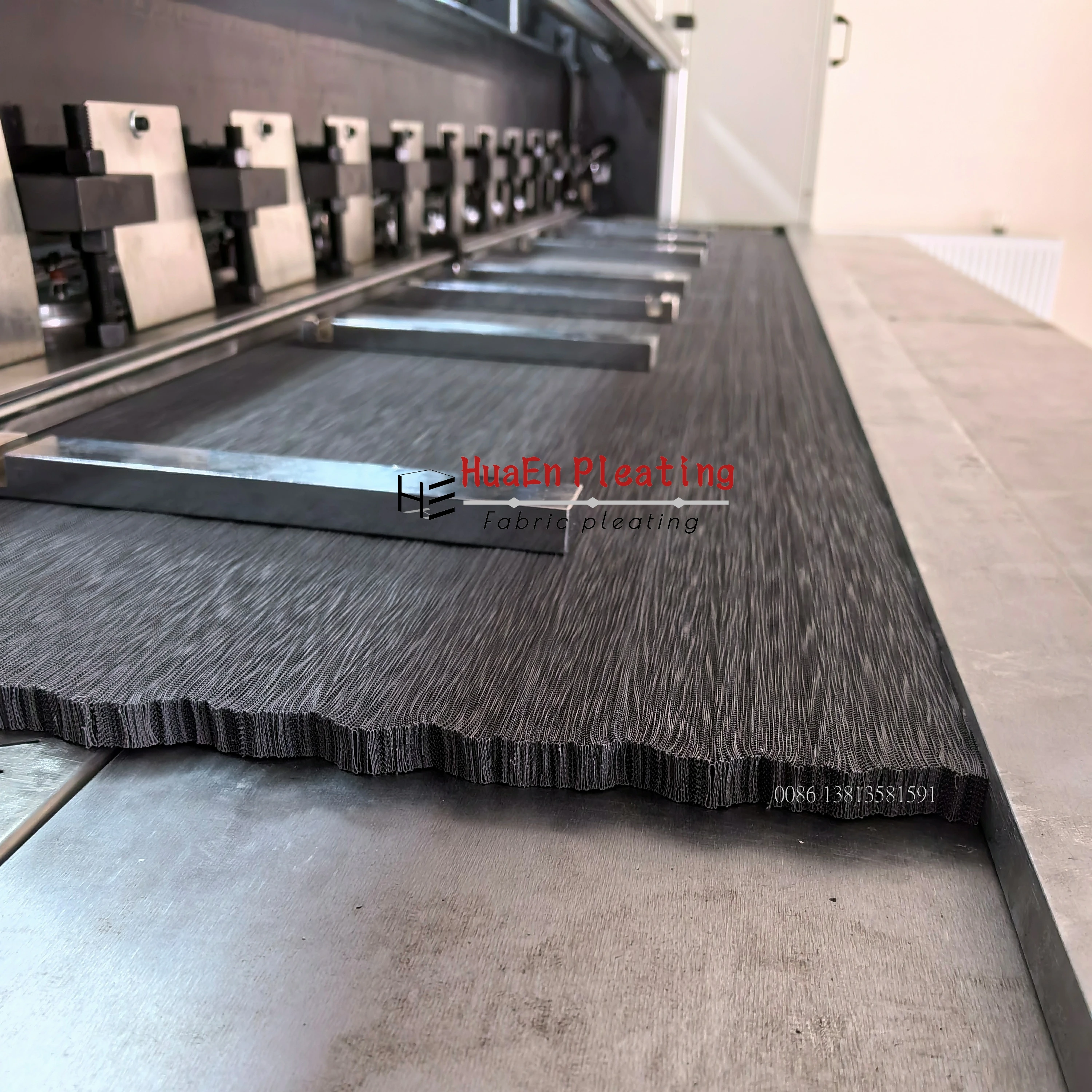 Changzhou HuaEn Factory ZJ-230 plise perde mosquito mesh insect screen curtain pleating machine