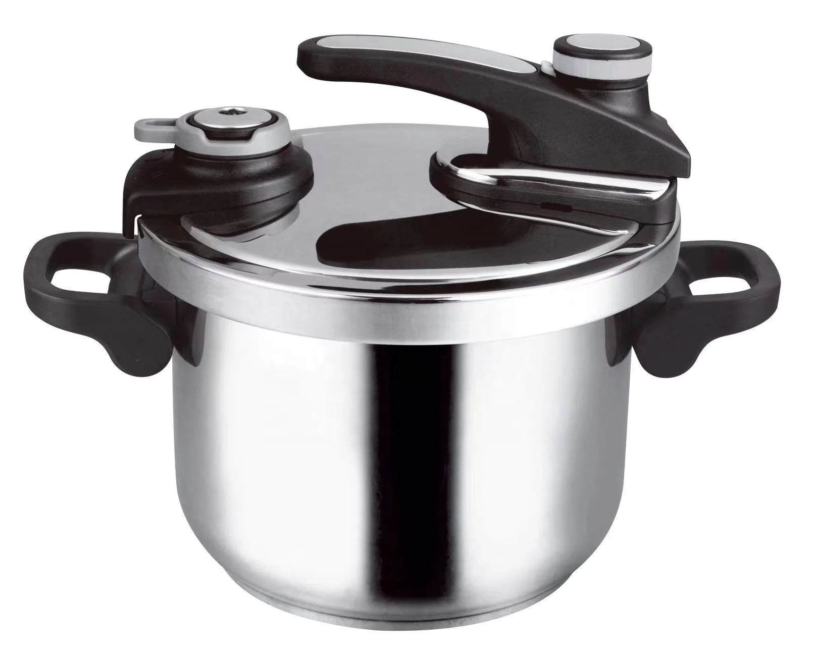 stainless steel  stand up lid home use 6 litre induction cookware casserole pot commercial luxury pressure cooker