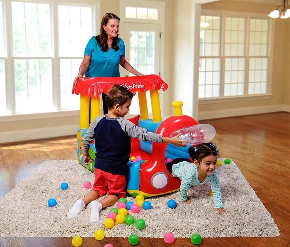 93505 Children Indoor Tent Shape Kids Inflatable Play Center Ball Pit Pool
