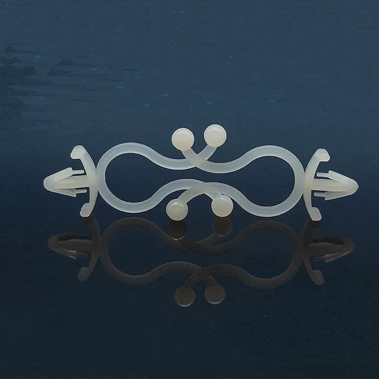 certificate plastic standoff twist tie natural