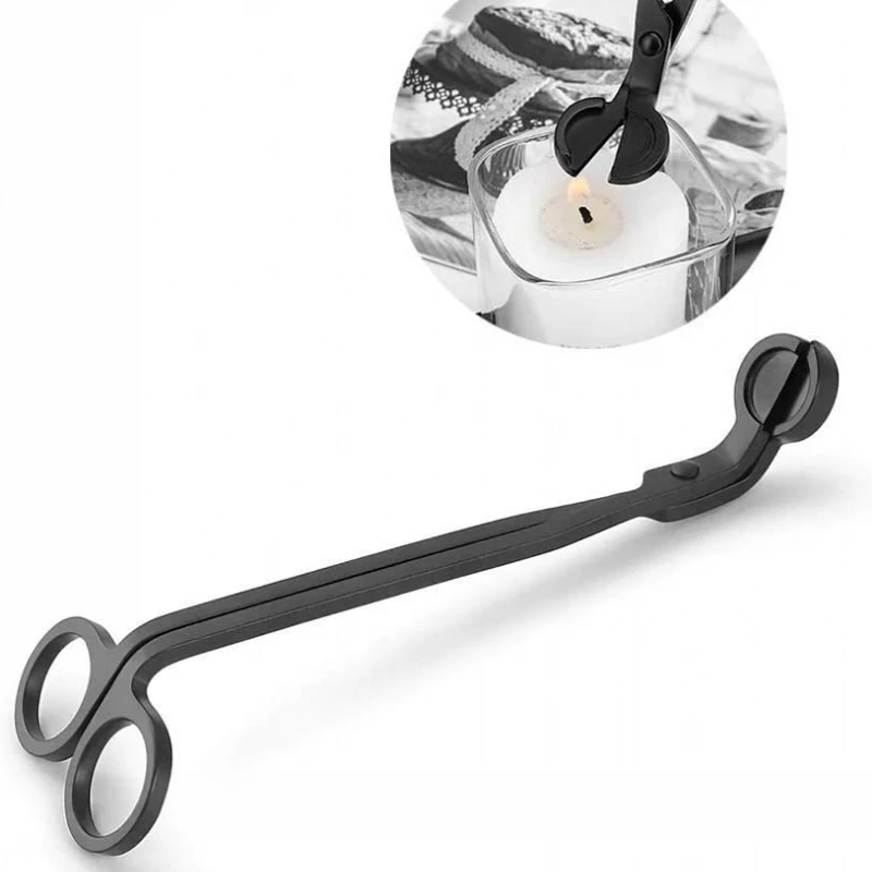 Candle Accessories Care Kit Wick Trimmer Tool Wick Dipper Candle Snuffer Metal Candle Scissors Shears Metal Wick Trimmer Set
