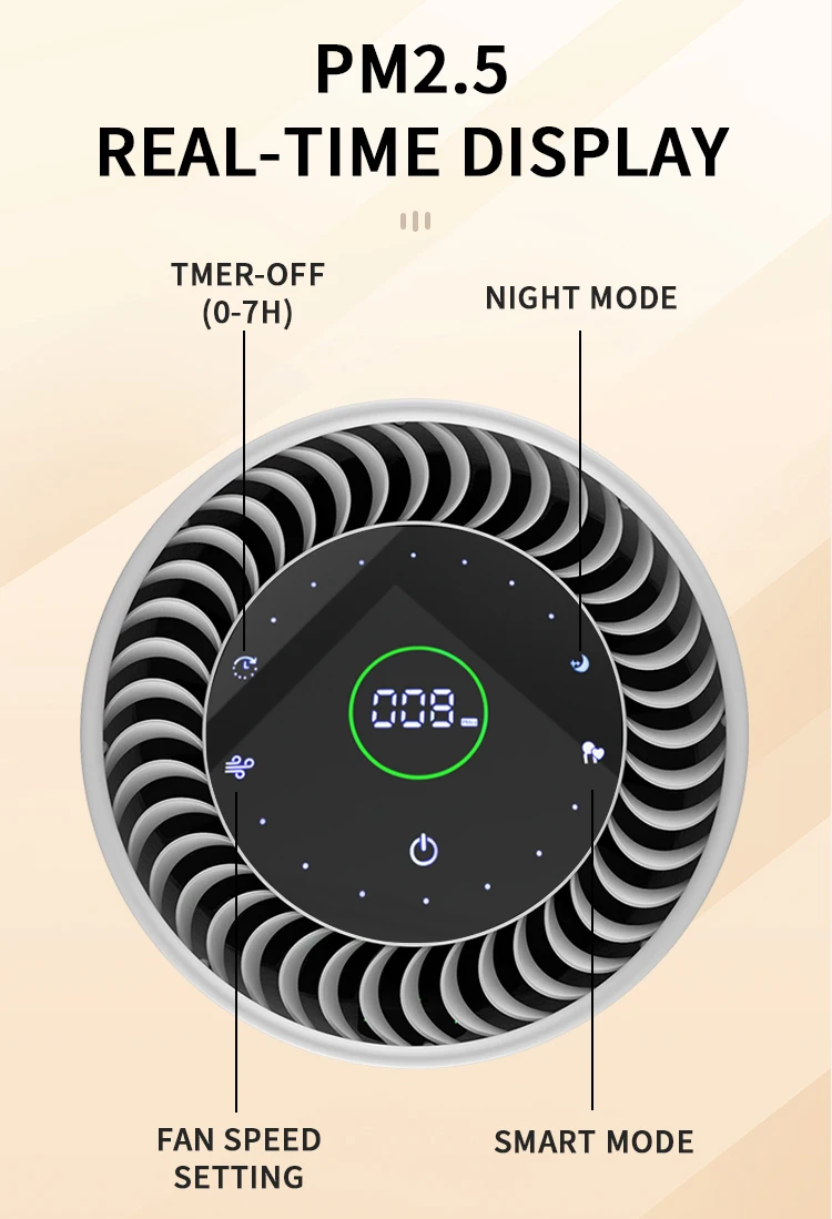 AGCEN OEM ODM levego tisztito Pet air purifier Household pet cleaning air deodor CADR450 with HEPA  filter