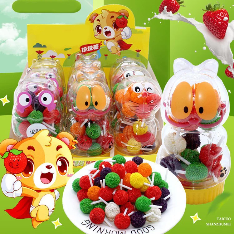 Manufacturer Directly Lollipop Candy Children Snack Food Confectionery And Sweets Mixed Fruit Flavor Animal Shaped Lollipop