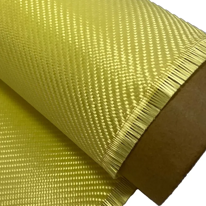 High Quality 1000D 200g Plain Twill Aramid Fiber Fabric