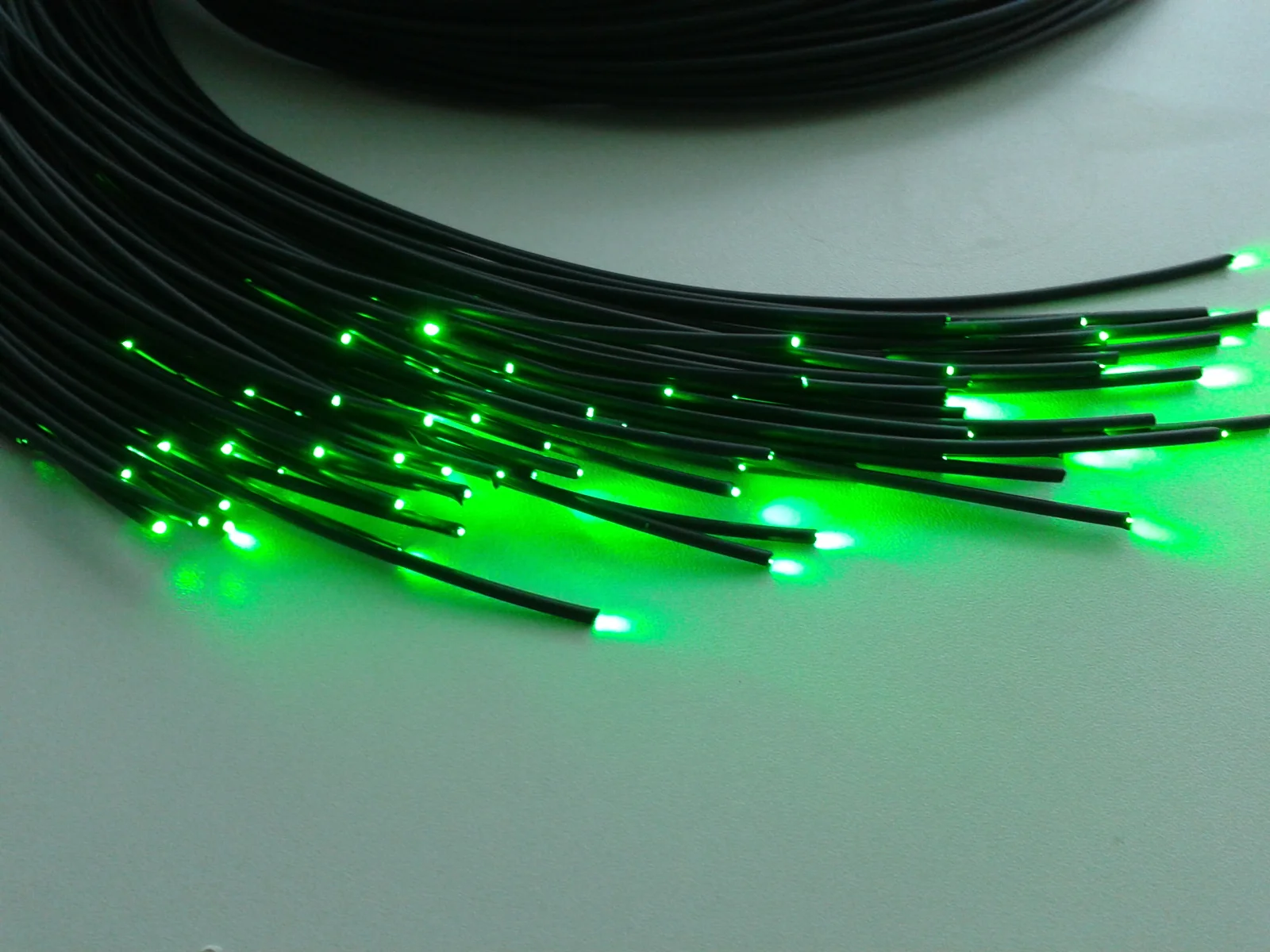 2.2mm Plastic end light fiber optic cables for lighting