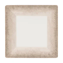 Milamine plate home dessert food safe nordic style dish, melamine hard plastic square plate with crackle finished border