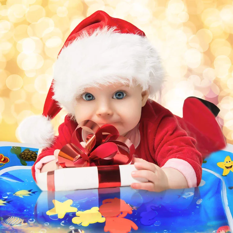 Inflatable Tummy Time  baby  Water play mat