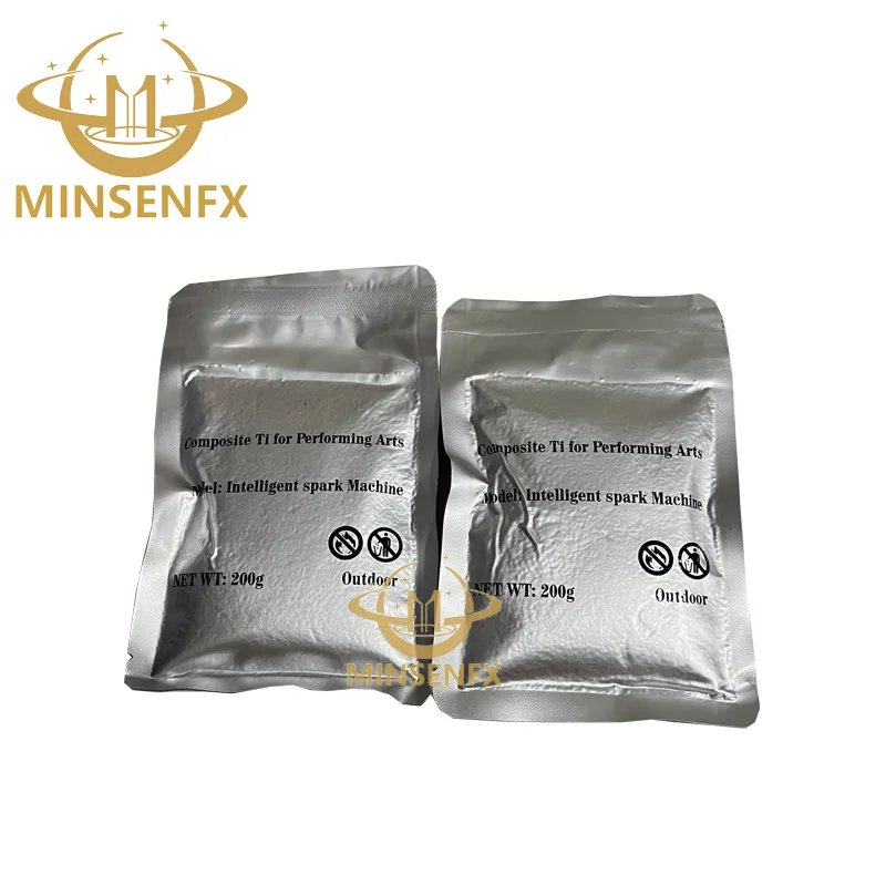 Cold Fireworks Sparkler 200g Indoor Outdoor Titanium Ti Powder for Spark Machine
