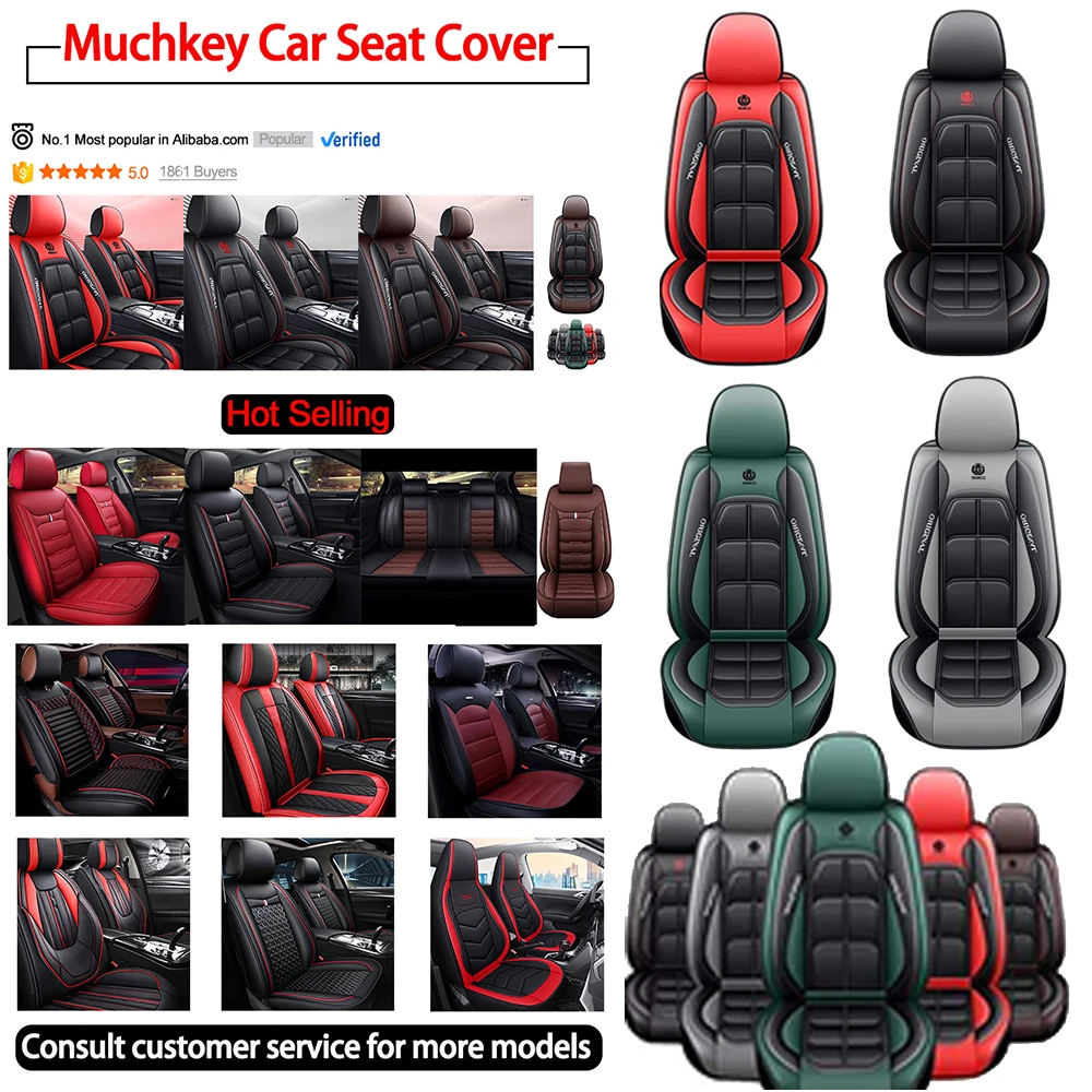 Muchkey Hot Selling Various Universal Car Seat Covers Set for Wholesaler Retailer Physical Store Online Store