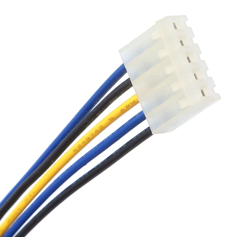 custom 4 pin molex 3.96 4P female header fast quick connector jumper terminal wire harness for motherboard