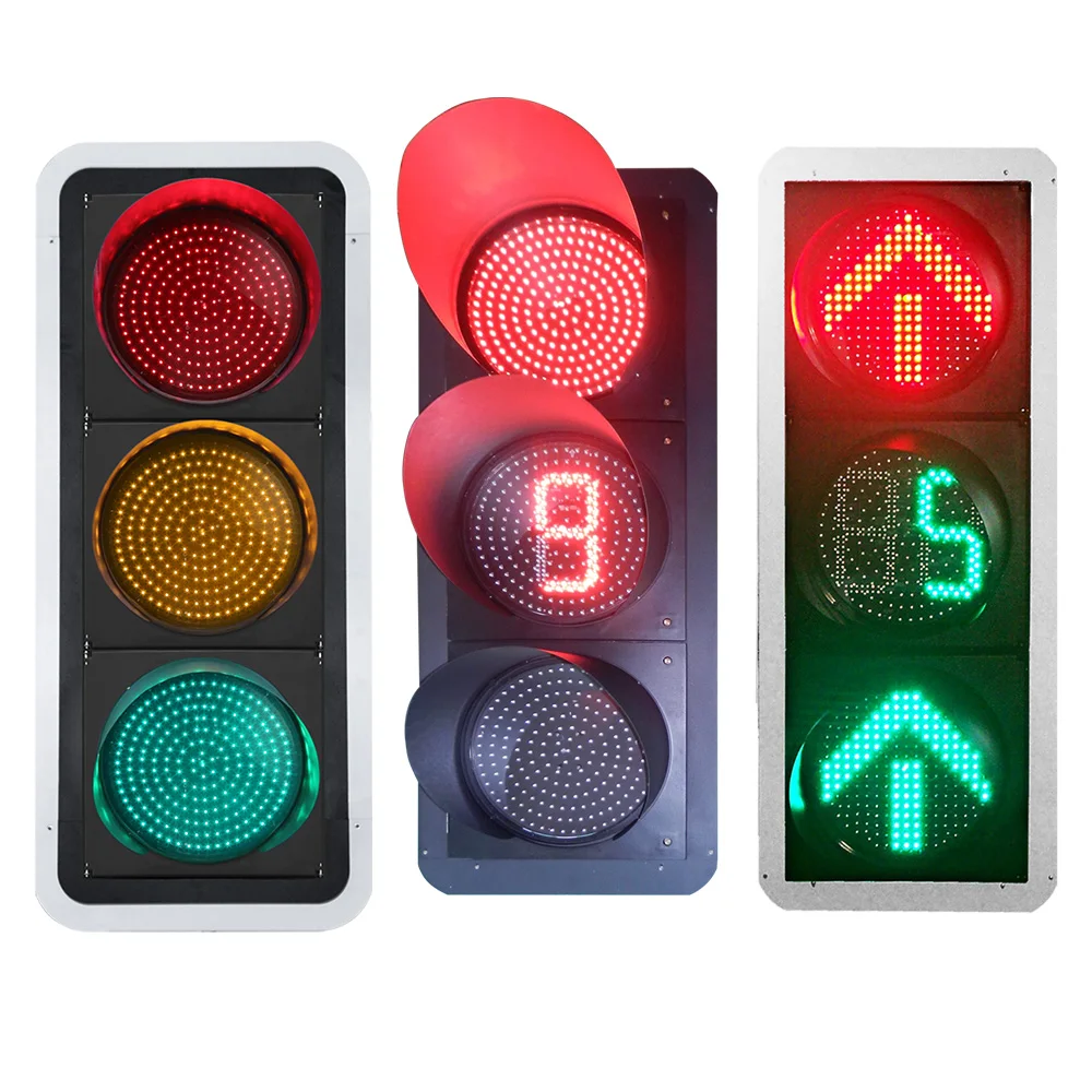 Fama traffic IP65 красный желтый зеленый светофор Интеллектуальные светодиодные светофоры