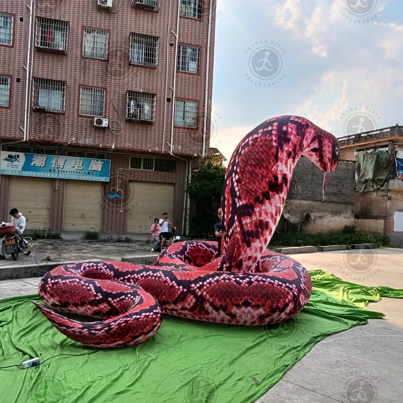 High Quality Large inflatable toy snake Character advertising inflatables Snake Model  Decoration For Stage