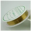 0.2mm-1mm Golden Silver Plated Copper Wire String Thread Beading Wire Necklace Bracelet Accessories For Jewelry Making DIY