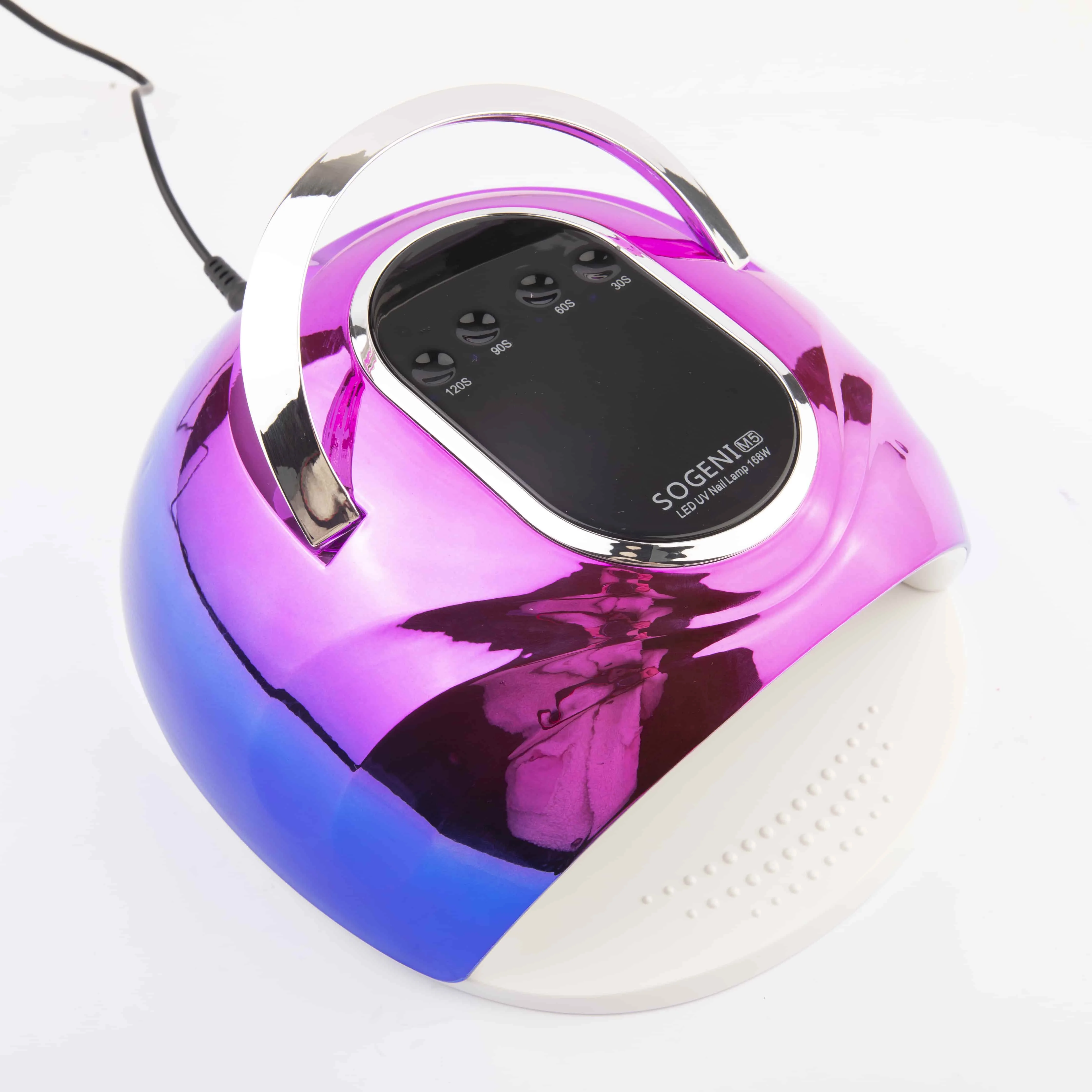 Портативная быстросохнущая лампа для сушки гель-лака ногтей мощностью 168 Вт светодиодная