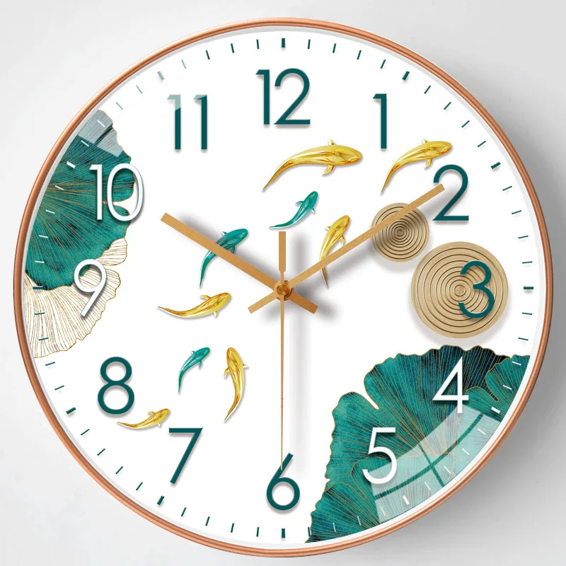 Classic Fancy Design Plastic Wall Clock for gifts