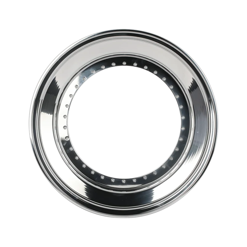 15 To 17-Inch Triple Step Lip Outer 30 Hole Polished Rim Forged Wheel Lip 6061 For BBS RS